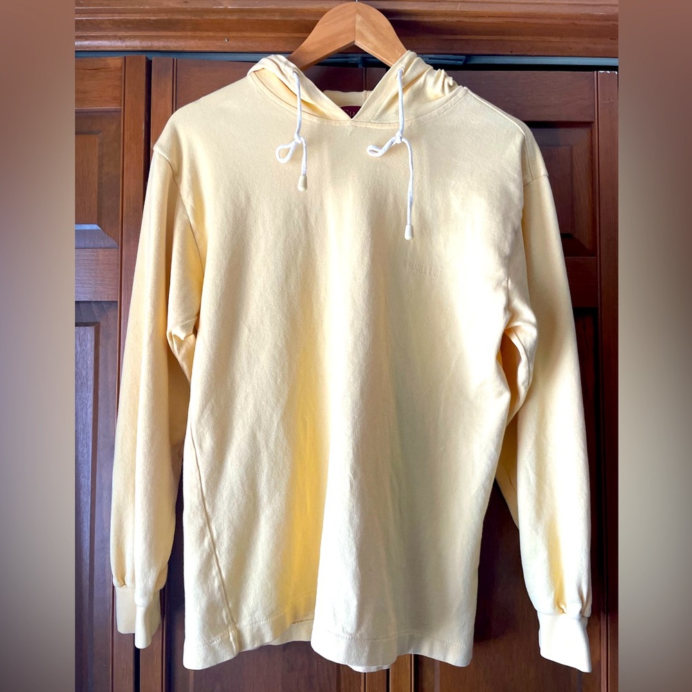 Chasecult | Butter yellow Hoodie top | VTG 90s